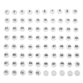 thumbnail image 2 of 75pcs Numbered Balls Lottery Balls Funny Raffle Plastic Balls Party Game Raffle Balls, 2 of 6