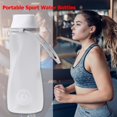 thumbnail image 2 of Termo viaje al aire libre de la coctelera de la proteína de las botellas de agua del deporte portátil 550mL a prueba de fugas Likrtyny Libre de BPA, 2 of 9