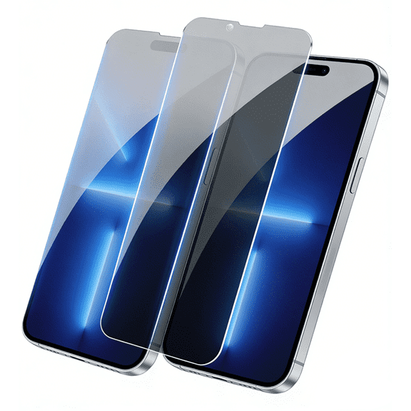 FANGQIULI 2 Pack for iPhone 17e/iPhone 16e/iPhone 14/iPhone 13/iPhone 13 Pro Privacy Screen Protector Full Coverage Anti-Spy Tempered Glass Film 9H Hardness Easy Installation Bubble Free [6.1 inch]