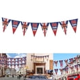 thumbnail image 3 of SXcggal [Drapeau pour le 80e Anniversaire de la VE Journée en Europe] un Incontournable pour la Célébration le Style Rétro Met en Valeur et Rend Votre Commémoration Plus Cérémoniale! Drapeaux Pratiques Bannières, 3 of 9