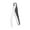 Black White, variant on Artificial Acrylic Nail s, Cutter Gift, Premium Professional Nail Trimmer Black Red