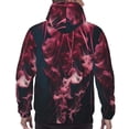 thumbnail image 7 of Kdxio Mesmerizing Pink Jellyfish Print Mens Casual Hooded Collar Drawstring Hoodies Pullover Sweatshirts Casual Long Sleeve Shirts-Medium, 7 of 7