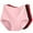 Hot Pink, variant on ABATAB Plus Size Cotton Underwear for Women Comfortable Seamless Panties Full Coverage High Rise Briefs Pack of 3