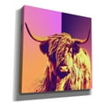 thumbnail image 2 of Epic Graffiti 'Highland Cow Crush,' Canvas Wall Art, 26"x26", 2 of 2