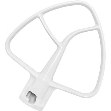 K45B Coated Flat Beater for KitchenAid 4.5-5 Qt Tilt-Head Mixer Attachments for Kitchen Aid Paddle Attachment, White