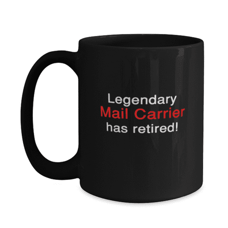 

Funny Mail Carrier Mug 15oz Black - Out of This World Mail Carrier - Unique Funny for Mail Carrier