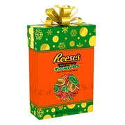 REESE'S, Miniatures Milk Chocolate Peanut Butter Cups Candy, Christmas, 8.5 oz, Gift Box