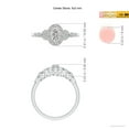 thumbnail image 4 of ANGARA Natural Diamond Engagement Ring in 14K White Gold for Women (Size-5x3mm| Color-I-J| Clarity-I1-I2) | April Birthstone, Anniversary, Jewelry Gift for Women | Natural Diamond Ring, 4 of 9