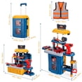thumbnail image 2 of Kids Tool Bench with Kids Tool Set, Three Modes Toddler Tool Bench with Electric Drill Set, Pretend Construction Toys Kid Workbench, Toddler Workbenc, 2 of 7