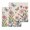 Beige, variant on Pink Flowers Kitchen Dish Towels for Drying Dishes Set of 3, Spring Floral Butterfly Leaves Plants Pastoral Waffle Weave Microfiber Hand Tea Bathroom Towels Quick Dry & Absorbent Towel 12x12