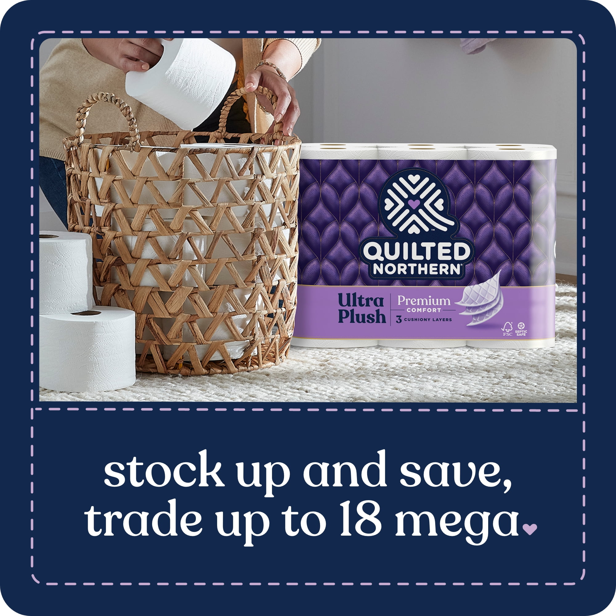 Quilted Northern Ultra Soft & Strong® Mega Toilet Paper, 12 rolls - Gerbes  Super Markets