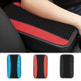 thumbnail image 1 of Xihbxyly La Mejor Oferta Almohadilla Apoyabrazos para Automóvil, Color Juego, Almohadilla Apoyabrazos de Cuero y Carbono, Suministros Generales para Interiores de Automóviles, Almohadilla de Protecci, 1 of 6