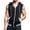 Black, variant on Mens Tank Top Beach Movement Leisure Fashion Pocket Zipper Hooded Vest Sleeveless Coat
