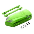 thumbnail image 4 of Soporte de barra transversal para equipaje de techo, caja de equipaje para techo, portaequipajes a control remoto para vehículos modelo, modificación verde, 4 of 10