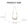 thumbnail image 5 of Women Bag Fashionable Shoulder Bag Stylish Crossbody Bag Simple Dumplings Bag PU Leather Messenger Bag for Daily, 5 of 21