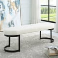thumbnail image 2 of 23817-Uttermost-Infinity - Bench-19 Inches Tall and 60 Inches Wide, 2 of 6