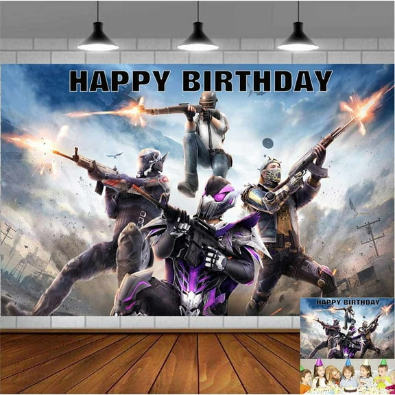 pubg Backdrop Banner Party Supplies Poster Movie Theme Background for Photography Kids Birthday Decorations