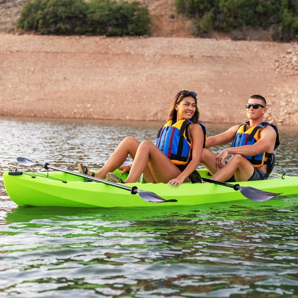 Lifetime Kokanee 10.5 ft Tandem Sit-On-Top Kayak, Lemongrass