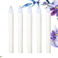 thumbnail image 2 of 5PCS LED Electronic Candle Long Rod Candle Battery Powered Candle No Battery Included(White), 2 of 9