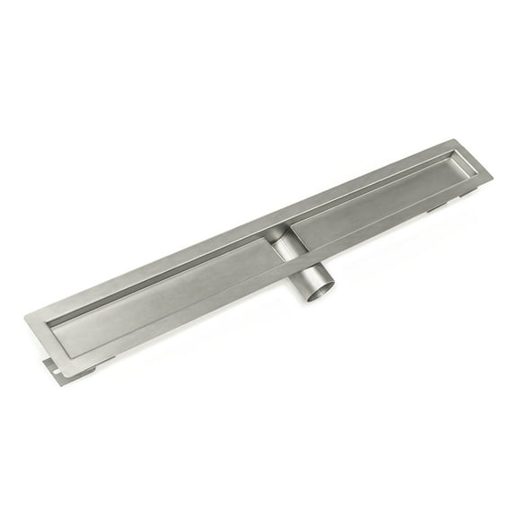 Infinity Drain 60" OC 6560 SS Linear Drain Channel: Satin Stainless