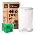 thumbnail image 1 of Dekor Eko Plus Ensemble Cadeau de Poubelle à Couches - Blanc, 1 of 5