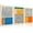 Yellow Blue Black Red, variant on Modern Boho Canvas Wall Art Set of 2 - Minimalist Abstract Beige Black and White Neutral Textured Wall Art for Living Room, Dining Room, Office, Bathroom, Bedroom - Framed 12x16 in