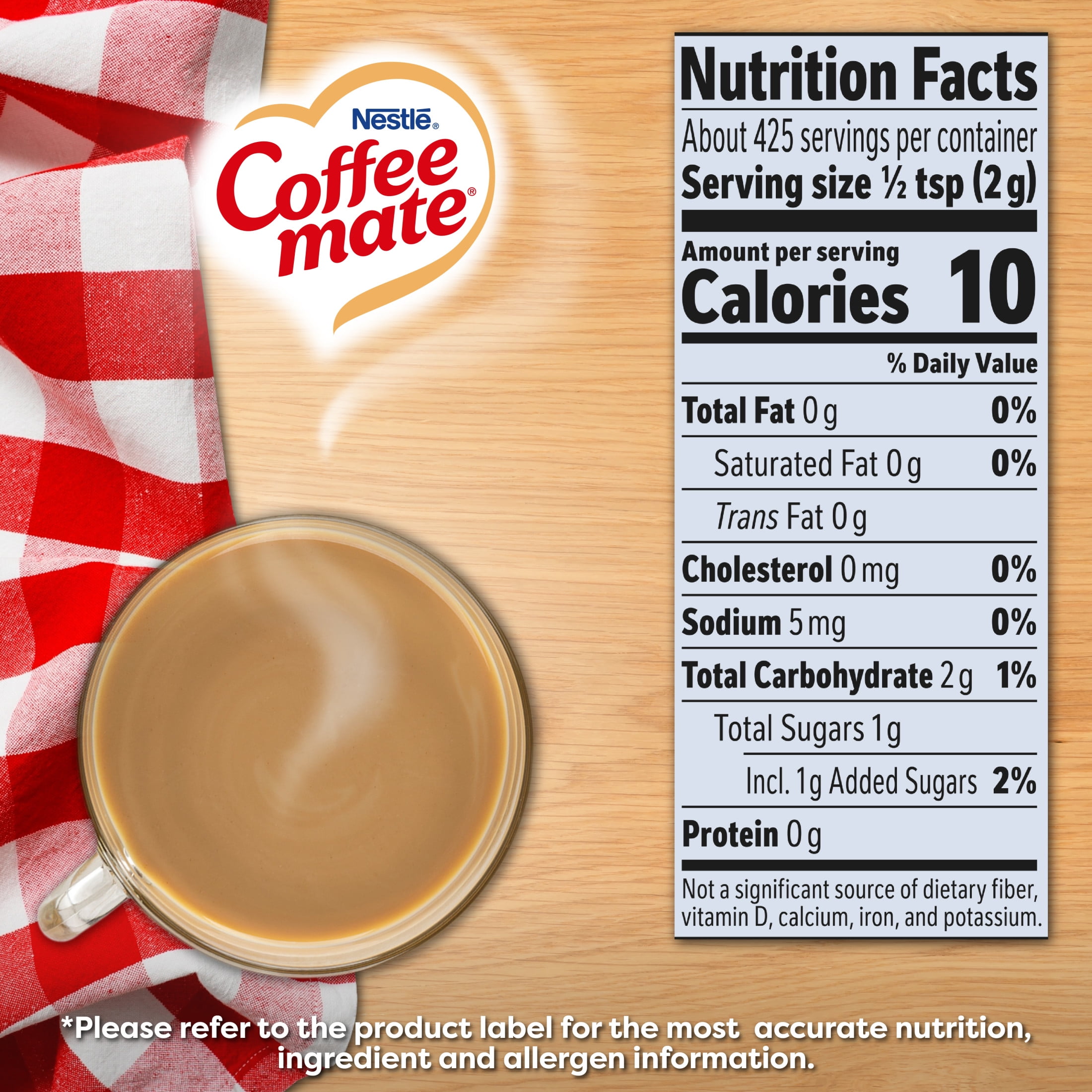 (6 pack) Coffee mate French Vanilla Powder Coffee Creamer, 30 oz