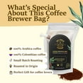 thumbnail image 6 of Mt. Zulu Coffee Brewing Bag – Reusable & Prefilled – Colombian Single Origin – Medium Roast (6-Pack) – Specialty Colombian Coffee, 6 of 7