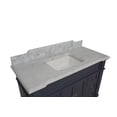 thumbnail image 7 of KBC Elizabeth 48" Wood Bathroom Vanity w/ Carrara Stone in Marine Gray, 7 of 7