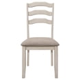 thumbnail image 4 of Ronnie Wood Dining Side Chair Rustic Cream (Set of 2), 4 of 13