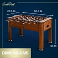 EastPoint Sports Torino Indoor Foosball Table; 56.3" Official
