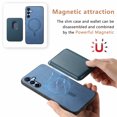thumbnail image 2 of Dteck Case with Detachable Card Wallet for Samsung Galaxy A05S,Magnetic Leather 2 in 1 Removable Card Slot Wallet Case Shockproof Mag Safe Back Cover for Galaxy A05S,Blue, 2 of 9