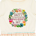 thumbnail image 4 of Inktastic Happy Mother's Day- Flowers Girls Toddler Dress, 4 of 5