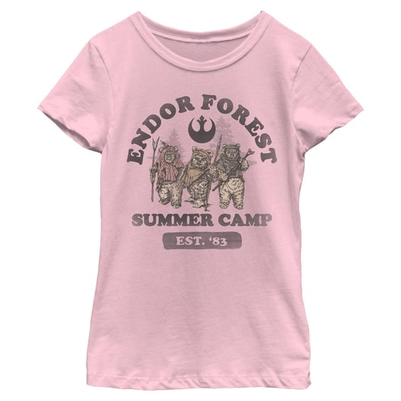 Girls Star Wars Forest of Endor Summer Camp '83 T Shirt