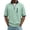Green, variant on Men's Basic Zip-Up Short Sleeve Shirt, Lightweight Simple Design Casual Daily Top Gray S