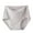 Silver, variant on Women's Cotton High Waisted Underwear Stretch Panties Full Coverage Postpartum Soft Briefs Breathable tummy control underwear for women