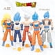 thumbnail image 1 of Figuras de acción de Dragon Ball, Son Goku, Vegeta, Gogeta, Super Saiyan, cambio de cabeza, adorno, regalos, 5 unidades por Set1632, 1 of 5
