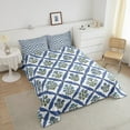 thumbnail image 4 of Erosebridal Floral Flower Bedding King Comforter Set,Spring Garden Comforter Sets King Size,Botanical Decor,Reversible,Microfiber,3 Pieces, 4 of 8