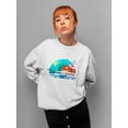 thumbnail image 2 of Wooden House Winter Landscape Sweatshirt Women -Image by Shutterstock, Female 4X-Large, 2 of 4