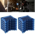 thumbnail image 4 of Aluminium Heatsink Cooler, Adjustable 2Pcs 3D Printer Heatsink Cooling  For Stepper Motor For CPU For Hosts Blue, 4 of 8