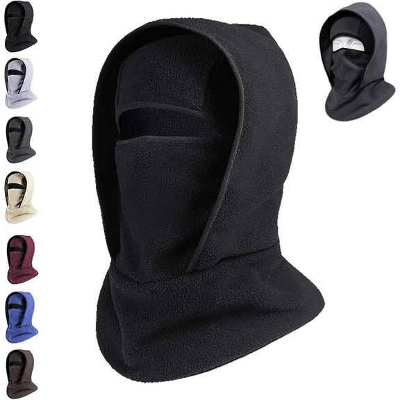 Outdoor Winter Warm Hat Neckband Integrated Cycling Mask Windproof Balaclava for Skiing Hiking