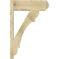 thumbnail image 3 of Ekena Millwork 8"W x 24"D x 36"H Olympic Rough Sawn Craftsman Outlooker, Douglas Fir, 3 of 4
