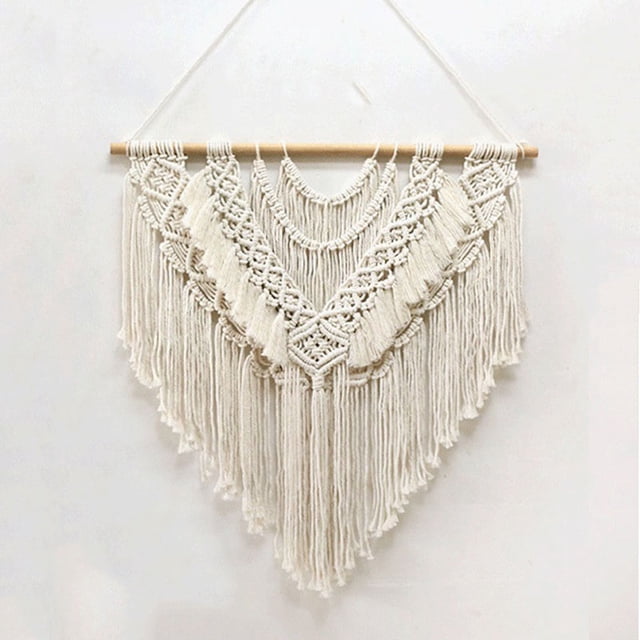 Handwoven Tapestry Tassel Wall Decor HomestMacrame Woven Wall Hanging Boho