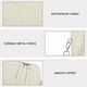 thumbnail image 5 of Bandolera Telena Telena para mujer, beige, puffer, ligera, 5 of 6