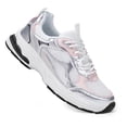 thumbnail image 6 of LUCKY STEP Chunky Fashion Mesh Sneakers Casual Running Walking Shoes,White/Silver,Womens, 6 of 6
