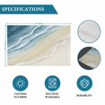 thumbnail image 6 of Haze Blue Beach Coastal Placemats Set of 6, Summer Ocean Nautical Seaside Placemats for Dining Table, Place Mats for Kitchen Tabletop, Waterproof Wipeable Dining Table Mats Set, 6 of 9