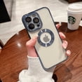 thumbnail image 5 of for iPhone 11 Pro Max Case with Camera Lens Protector, Logo View for Women Men, Soft Slim Phone Cases for iPhone 11 Pro Max Clear Ultrathin Back Cover (11ProMax,Blue), 5 of 18