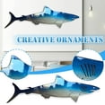 thumbnail image 2 of Rungungde Metal Shark Wall Art Decor, Shark Metal Art Wall Hanging Ornament Home Decoration, Shark Metal Wall Sculptures for Patio Living Room Bedroom Home Decoration, 2 of 14