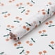 thumbnail image 1 of Zhuge flores, regalos, papel para envolver cajas de regalo, flores de papel con forma de pera de nieve y elementos naturales, papel para envolver regalos (cerezas pequeñas), 1 of 5