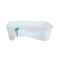 thumbnail image 2 of Walbest 1 Pack Reptile Feeding Box Anti Slip Slope Prevent Escaping Mini Fish Tank Turtle Habitat Container Aquarium for Turtle Tank, 2 of 7